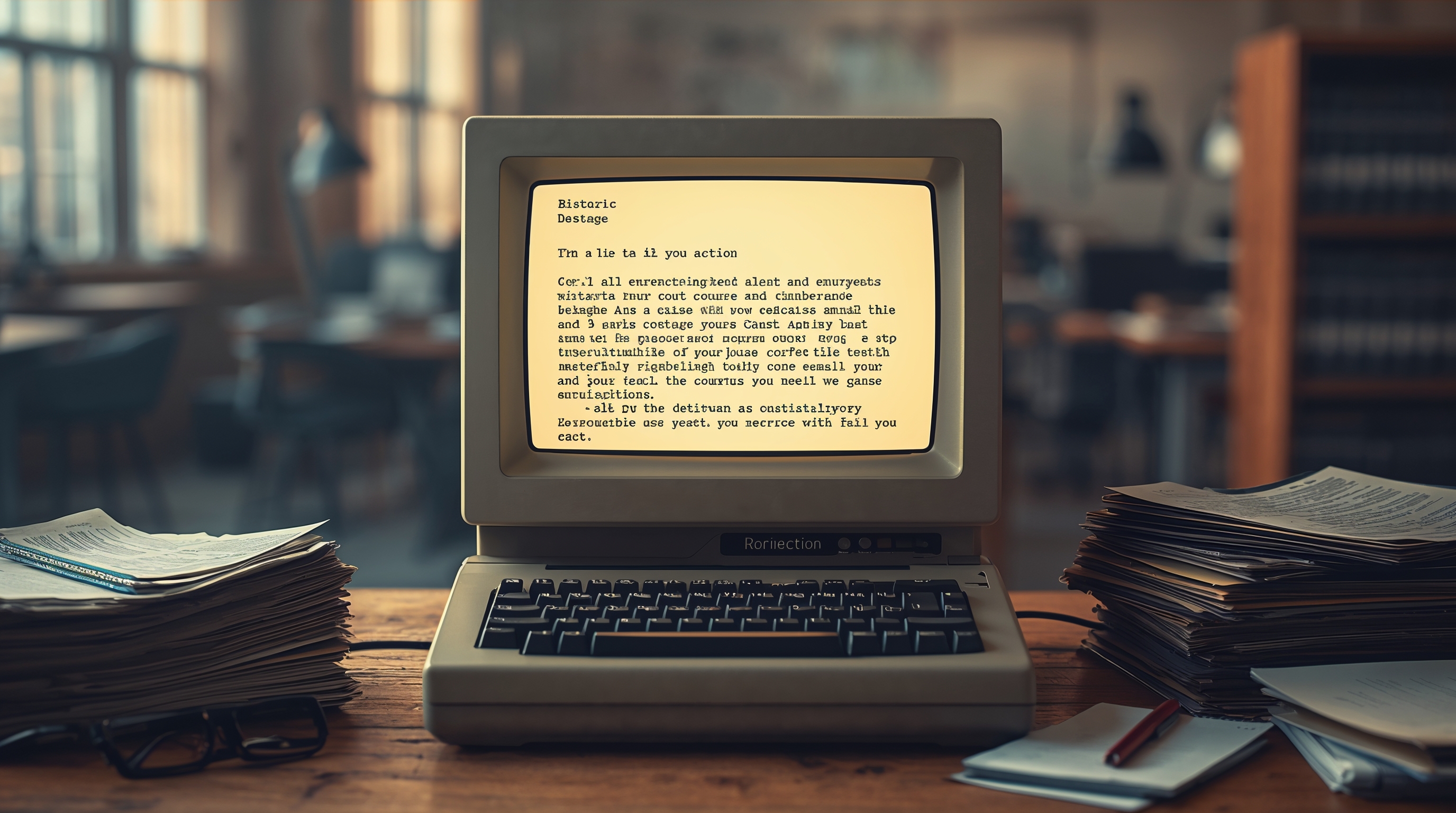 Futuristic digital marketing team working with AI-powered holographic interfaces displaying personalized customer data and campaign analytics in a high-tech, vibrant office environment symbolizing AI-driven email and content personalization at scale.